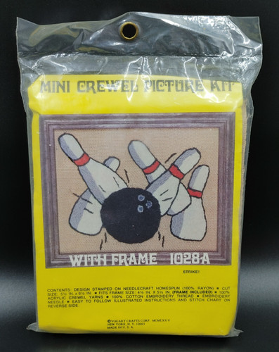 Vintage vogart strike crewel - vintage,